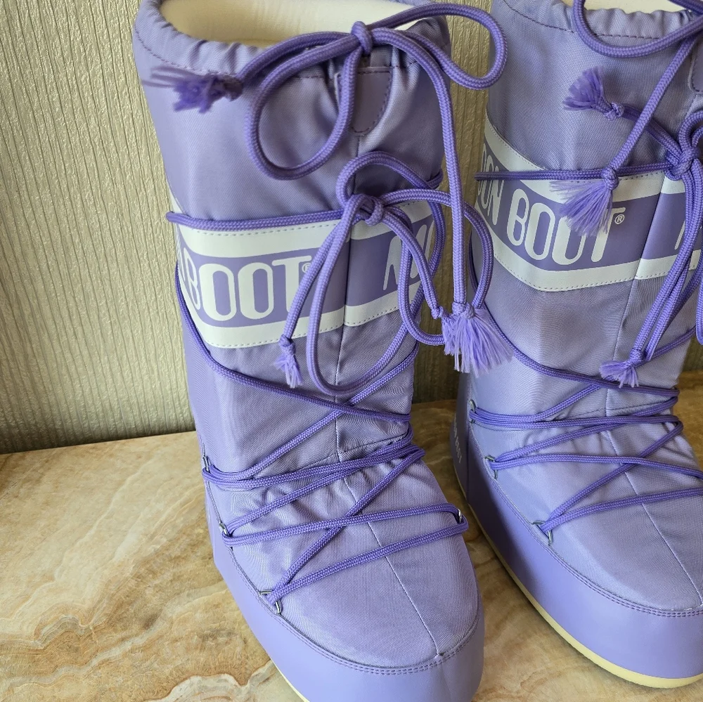 Moon Boots Icon Snow Boot Lilac - Purple Moon Boot - Picture 7 of 12